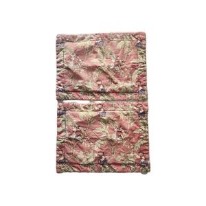 2-Custom CORAL/yellow P Kaufman COPACABANA Monkey TOILE Std. Shams  PALM BEACH